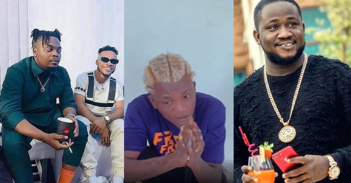 “I know better now, please forgive me” – Singer, Portable apologizes to his benefactors, Poco Lee, Olamide and Kogbagidi (video)