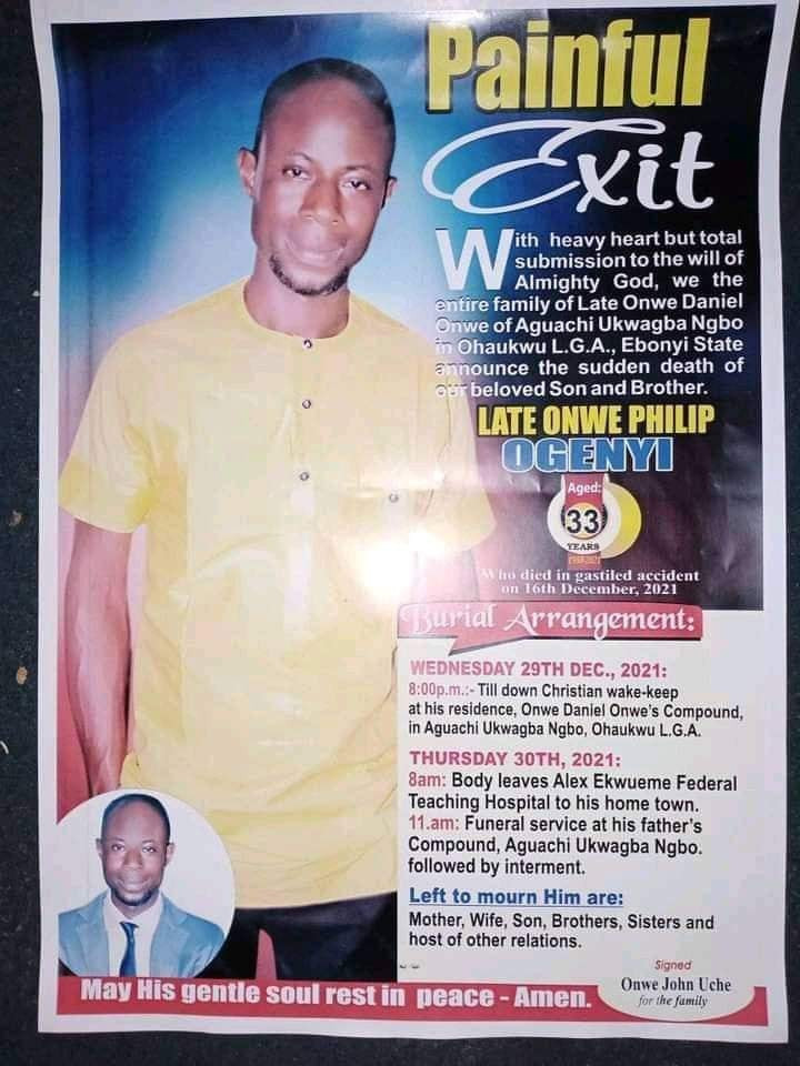Nigerian man dies