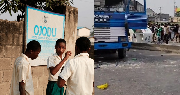 Ojodu Grammar school: Identities of students crushed by truck revealed