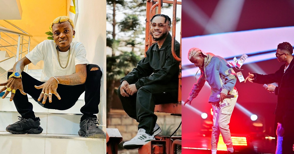 Zazu star, Portable calls out dancer, Poco Lee for hijacking his song and stealing the money Wizkid sprayed him (video)