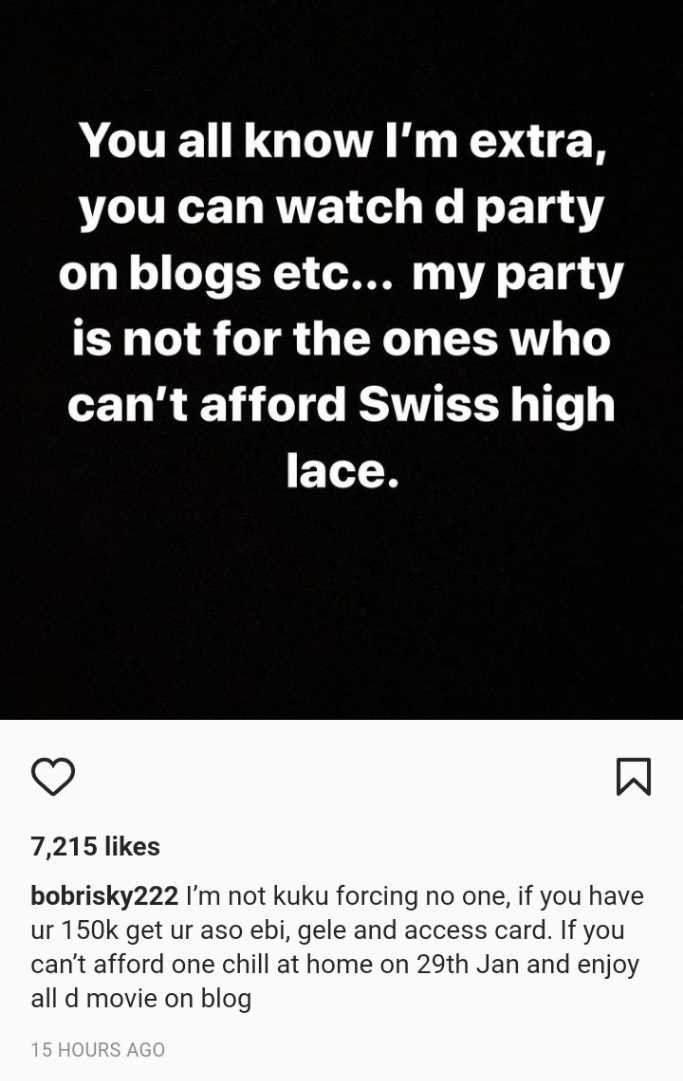 “I’m inviting billionaires, I don’t want razz people at my party” – Bobrisky says ahead of housewarming party 5 Screenshot 20211212 090524 1