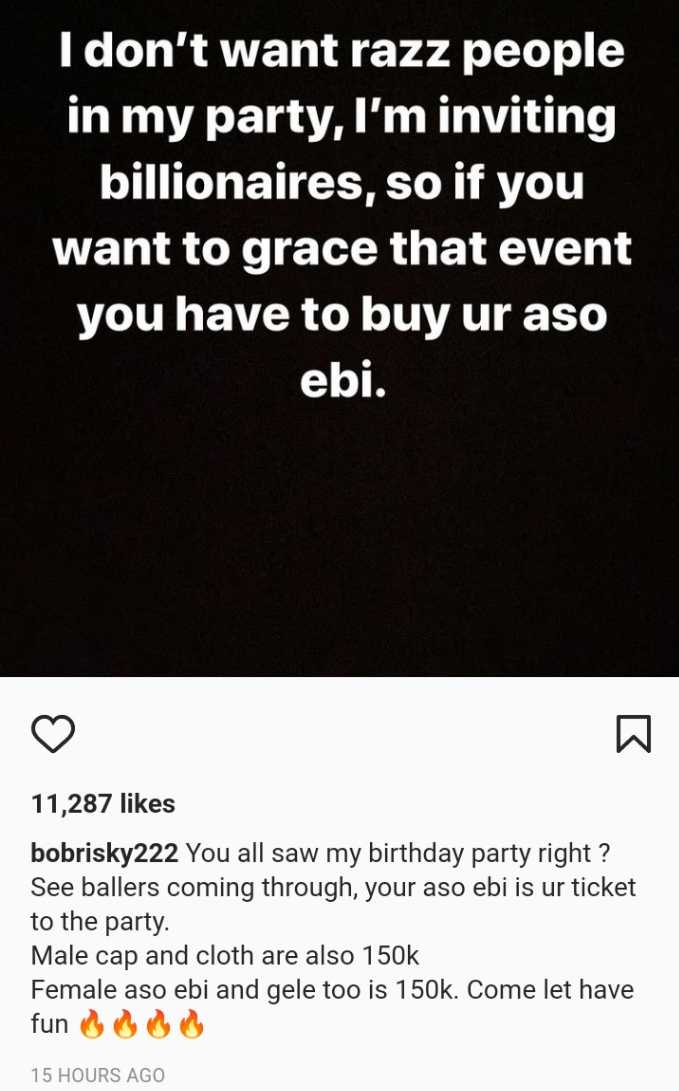 “I’m inviting billionaires, I don’t want razz people at my party” – Bobrisky says ahead of housewarming party 4 Screenshot 20211212 090557 1