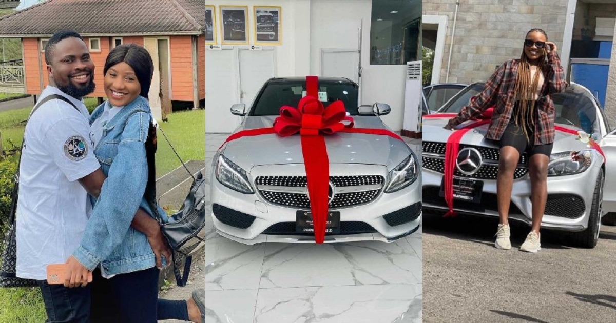 Instagram skit-maker, Sir Balo gifts his girlfriend a Mercedes Benz (video)