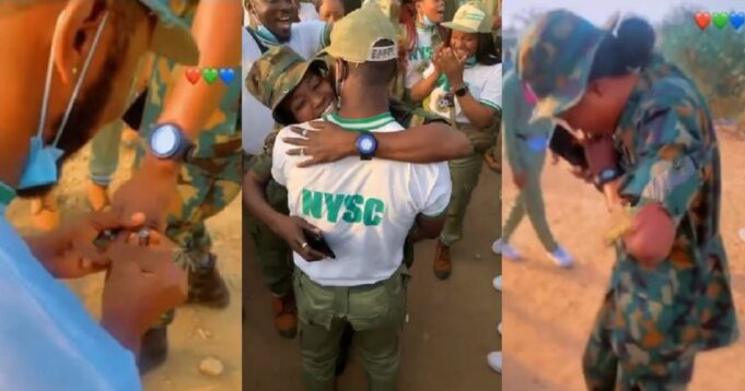 Corps member proposes