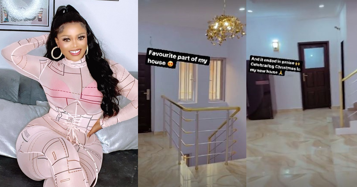 Actress, Didi Ekanem moves into new home weeks after losing house to fire accident (video)