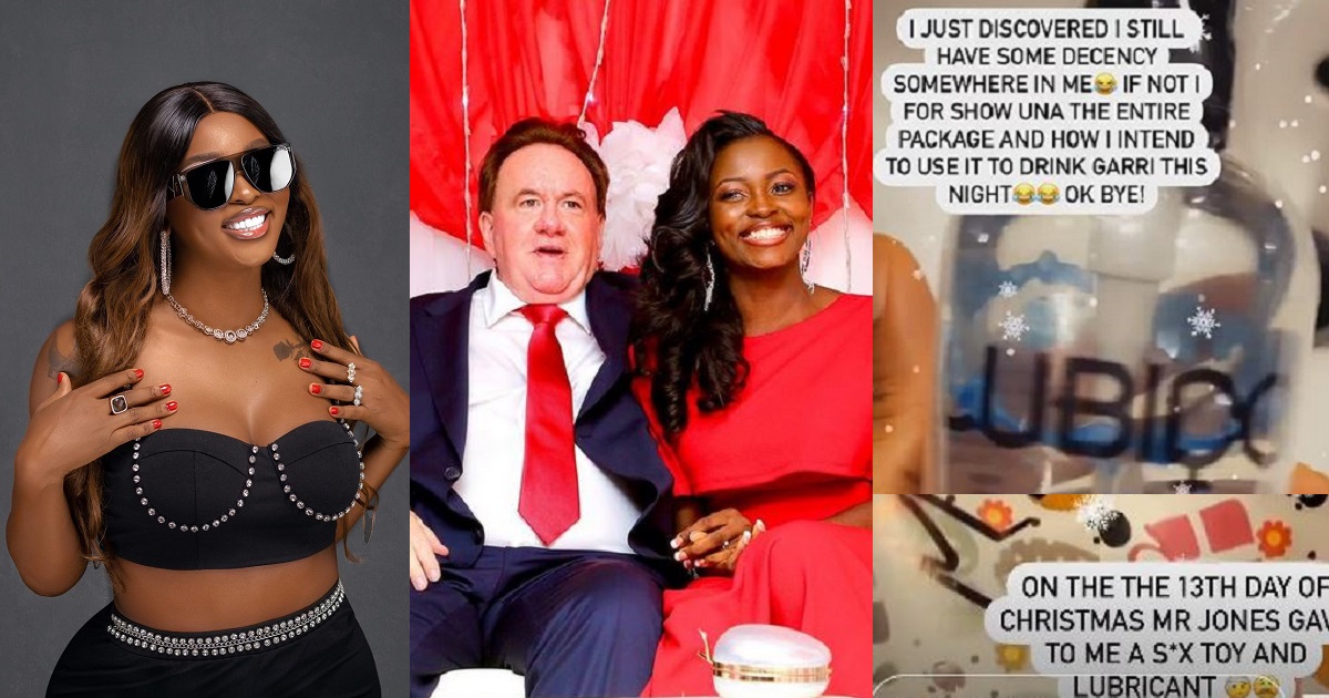 Reality star, Ka3na jubilates as she receives s3x toys as early Christmas gift from husband (video)