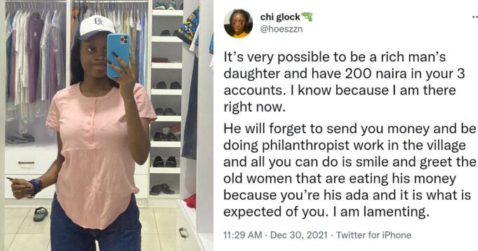 Nigerian lady laments