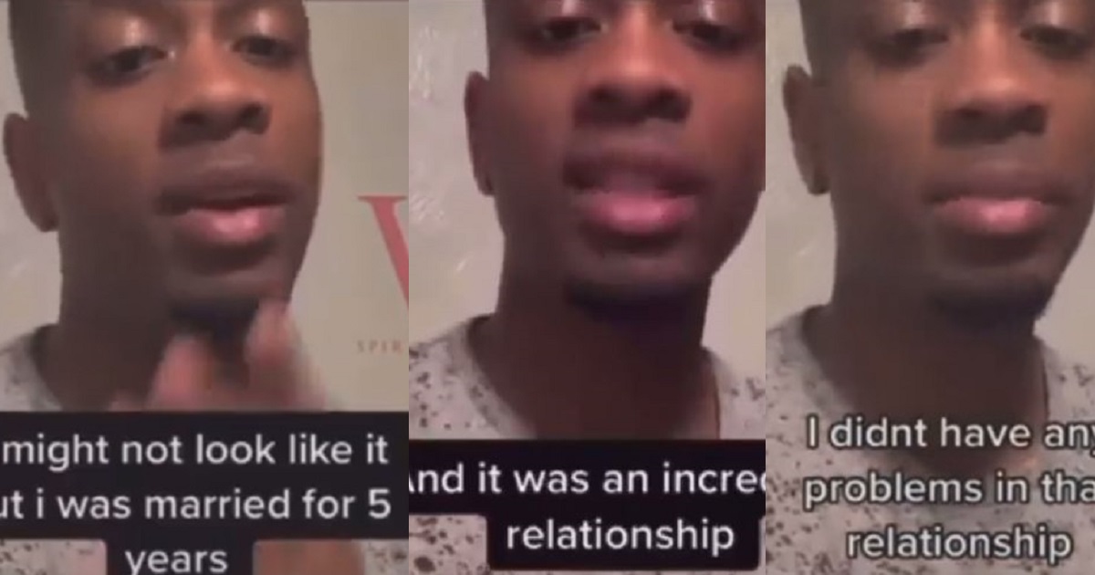 “I ended my marriage of 5 years because I was bored and I knew I needed more” – Man reveals (video)