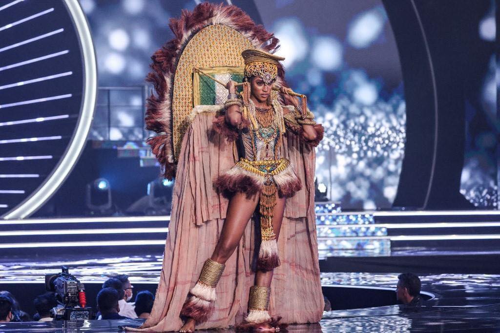 Nigeria’s representative, Maristella Okpala, wins best National Costume at Miss Universe 2021 4 miss universe 2