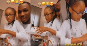Jude Ighalo's daughter in shock