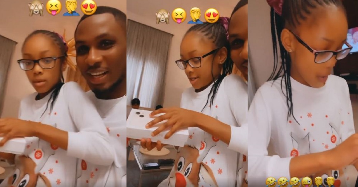 Jude Ighalo's daughter in shock