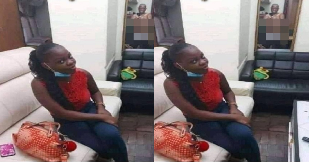 Young Lady shares a very interesting photo of herself in her hotel room (Photo)