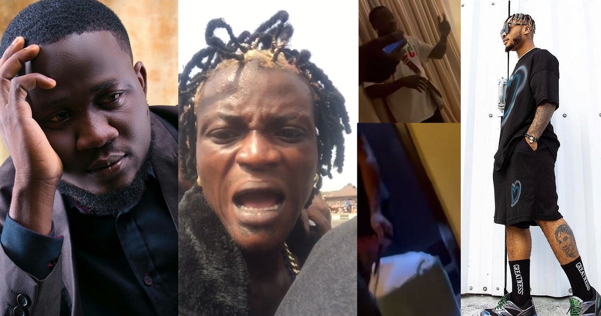 “Let him go back to Sango” – Promoter, Kogbagidi blows hot, kicks out singer, Portable for calling Poco Lee out (video)
