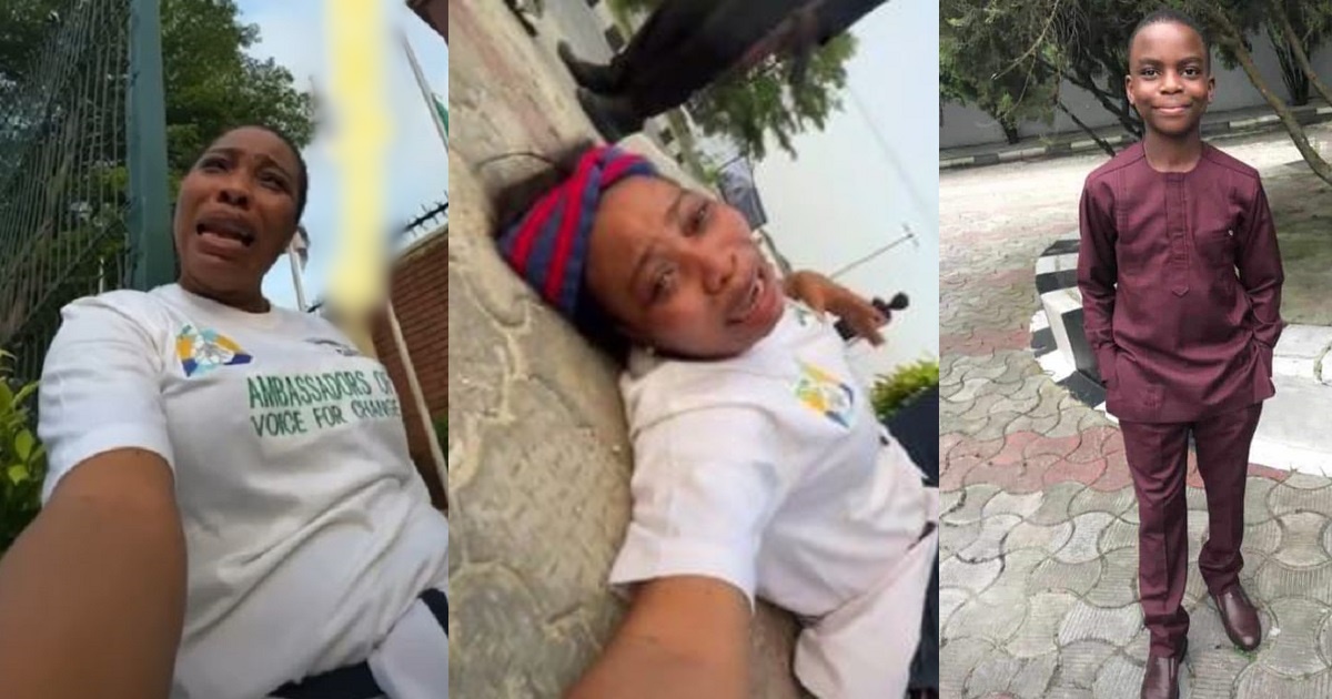 Sylvester Oromoni: Emotional moment actress, Doris Ogala broke down in tears during protest in front of Dowen College (video)