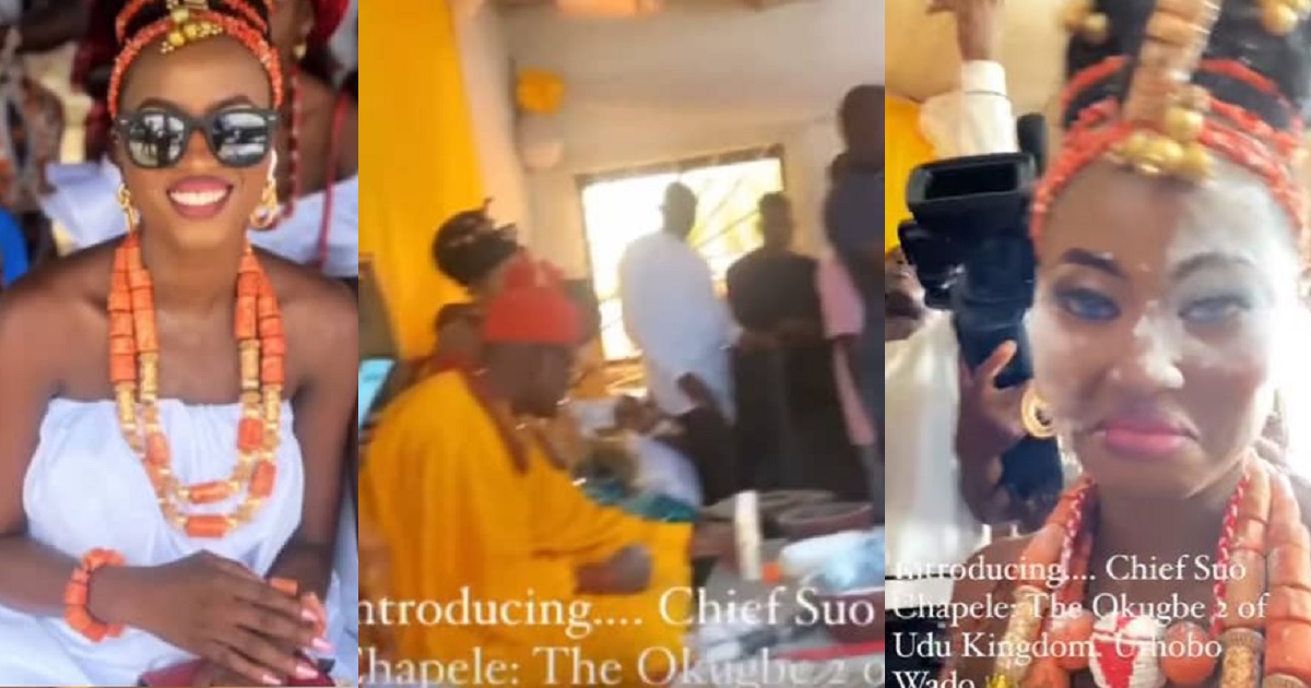 Lady breaks 100 years tradition in Urhoboland as she bagged her father’s chieftaincy title