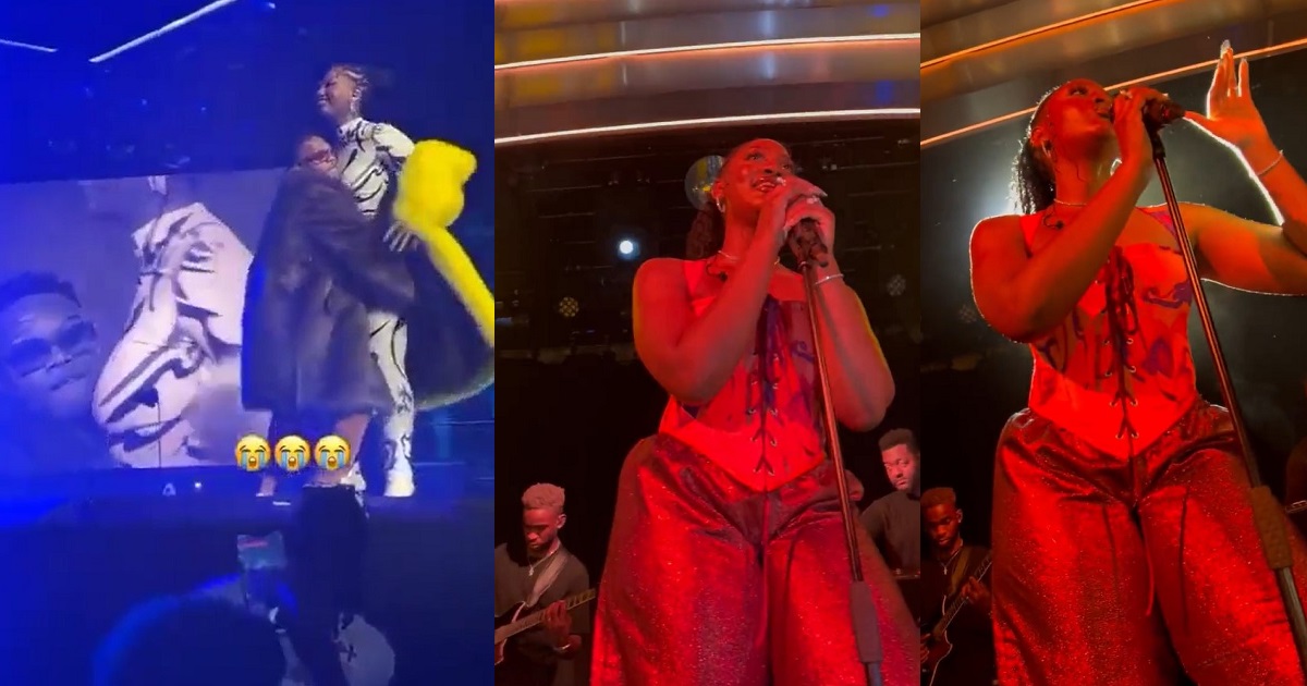 “He’s human, I love him and that’s not going to change” – Singer, Tems reacts after Wizkid tried lifting her days ago (Video)