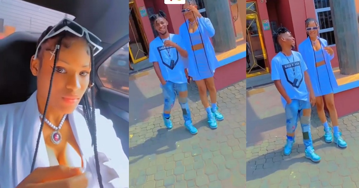 Nigerian lady reacts after netizens dragged her for celebrating “20 year old relationship” with her boyfriend (Video)