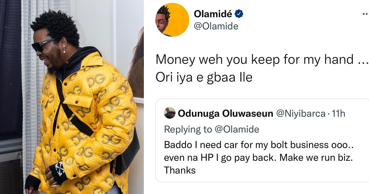 “Kala” : Between Rapper Olamide and an entitled Fan who asked him for a car.