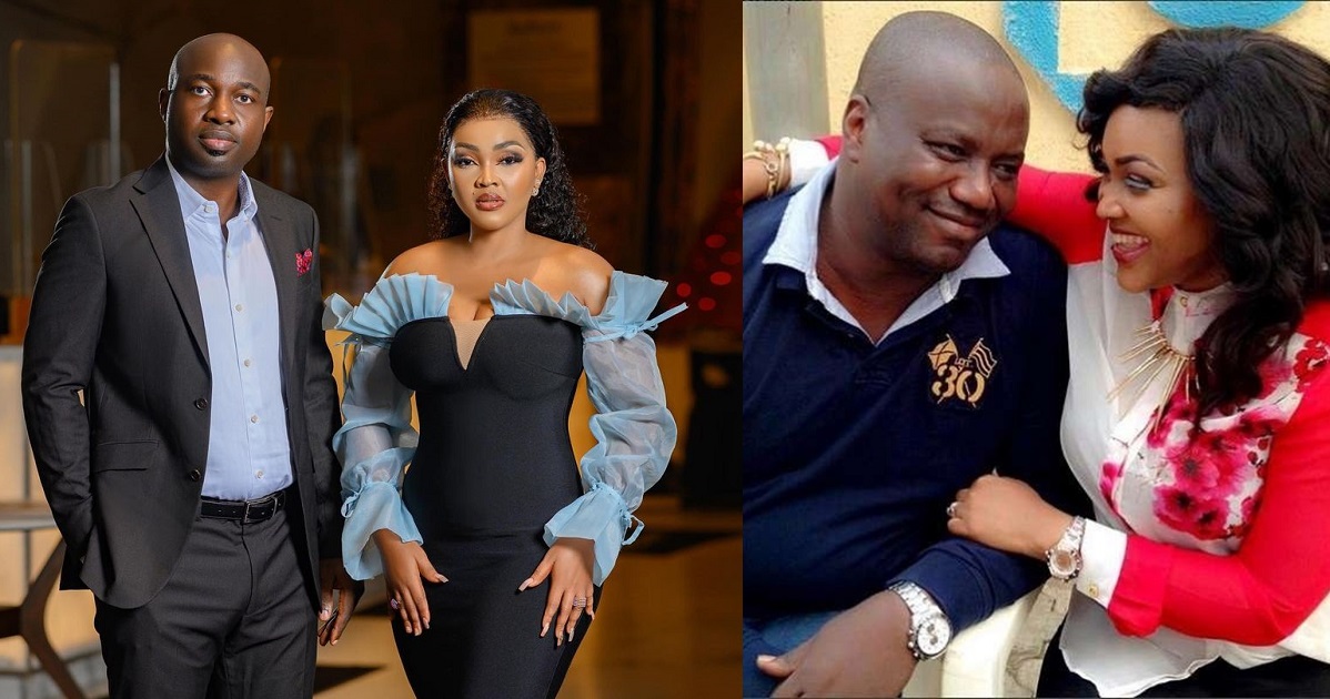 Alleged Infidelity: Actress Mercy Aigbe’s ex-husband, Lanre, shares a throwback photo of him and Mercy with her new man, Kazim Adeoti