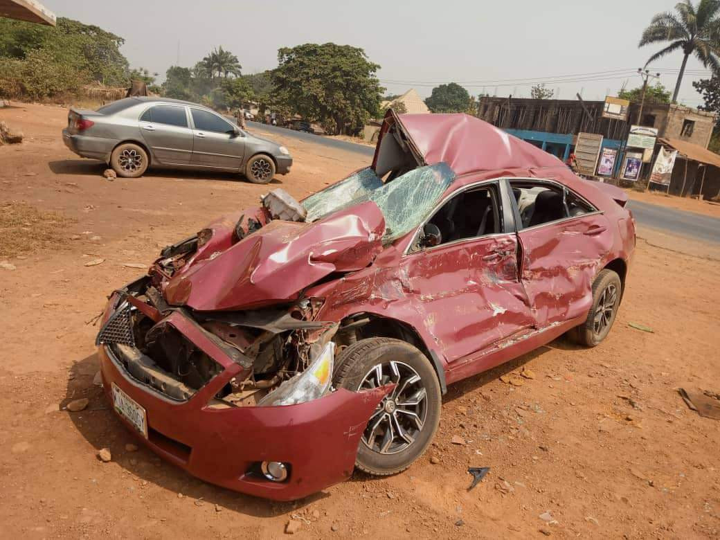 Three siblings emerge alive after a trailer crushed their car in Nsukka 5 61d8afc78b934