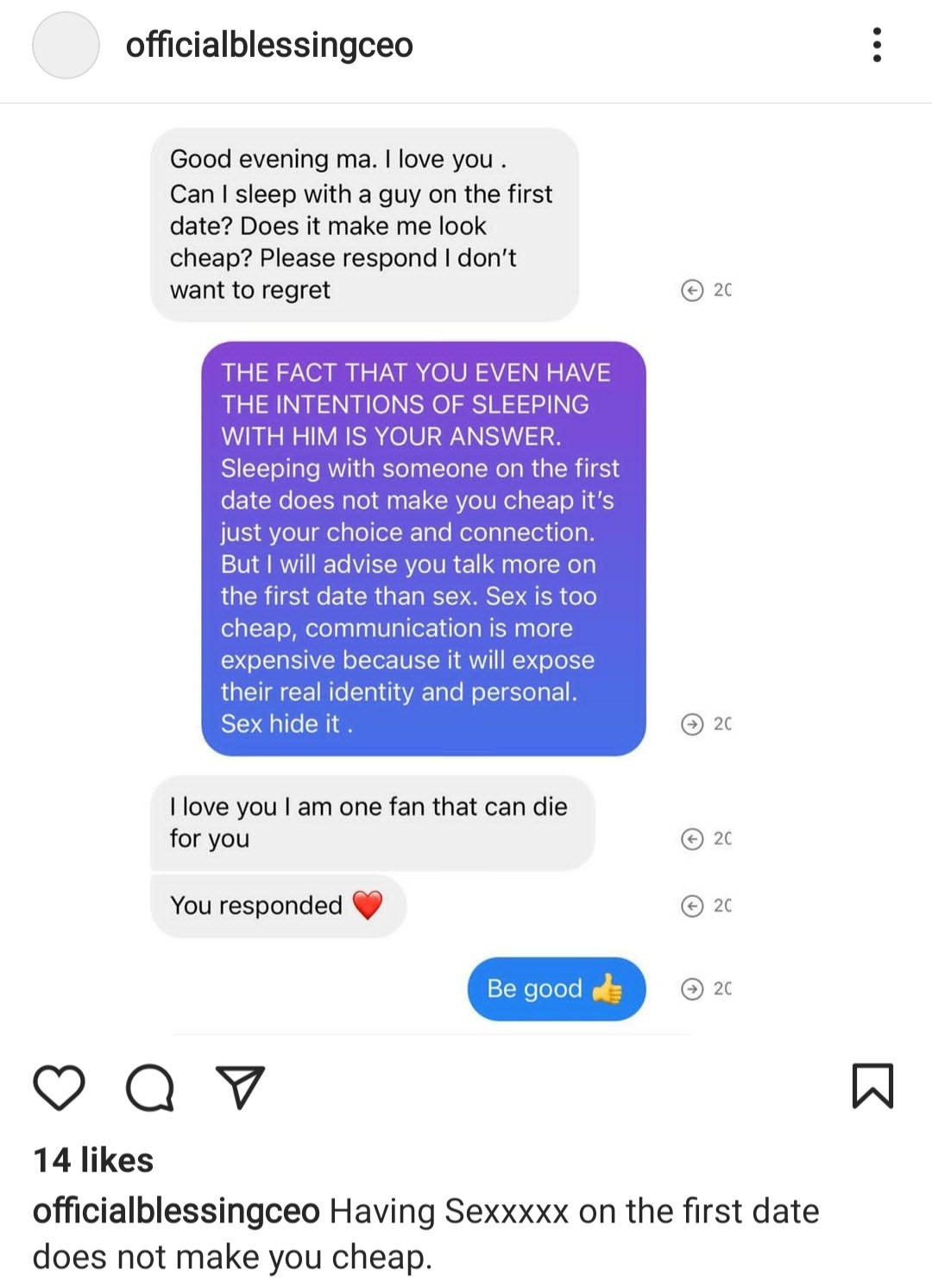 “S£x on first date does not make you cheap” – Relationship expert, Blessing Okoro 4 61dca0e76e0b7