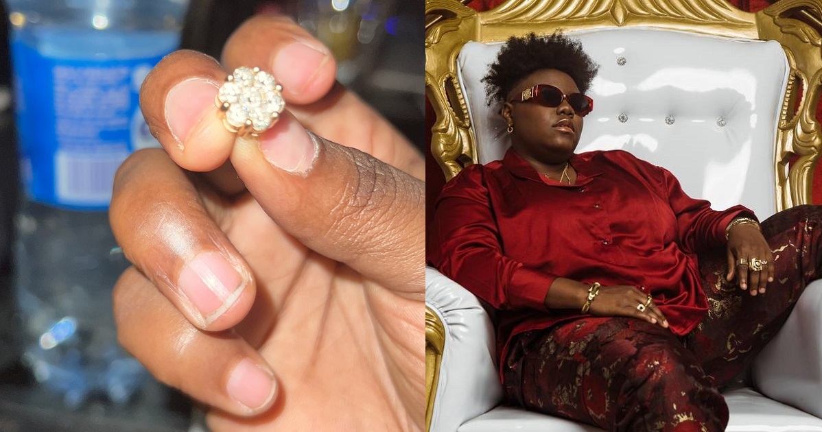 Singer Teni reveals she is unhappy after losing one half of her N2M earrings.