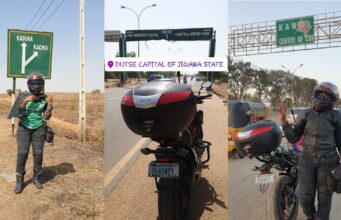 Nigerian lady travels