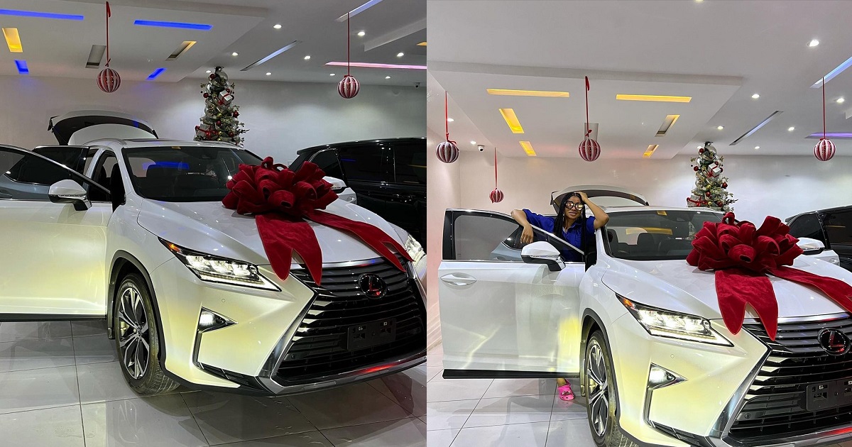 Reality TV star, Liquorose acquires first car, a Lexus SUV as New Year’s gift