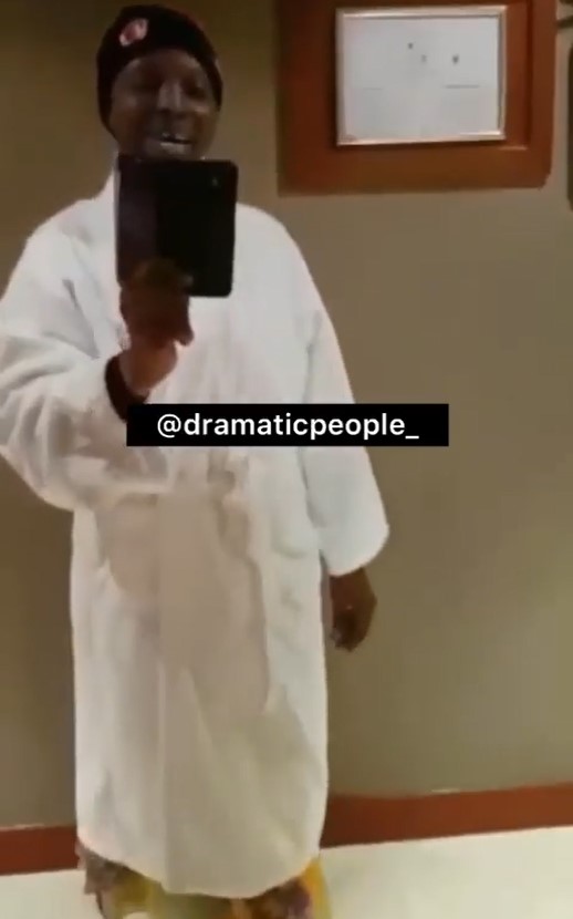 “Mummy GO wear bathrobe?! Hellfire straight!” – Reactions as alleged viral Mummy GO visits Dubai; shows off luxury wardrobe in a hotel (Video) 5 Mummy GO chop life1