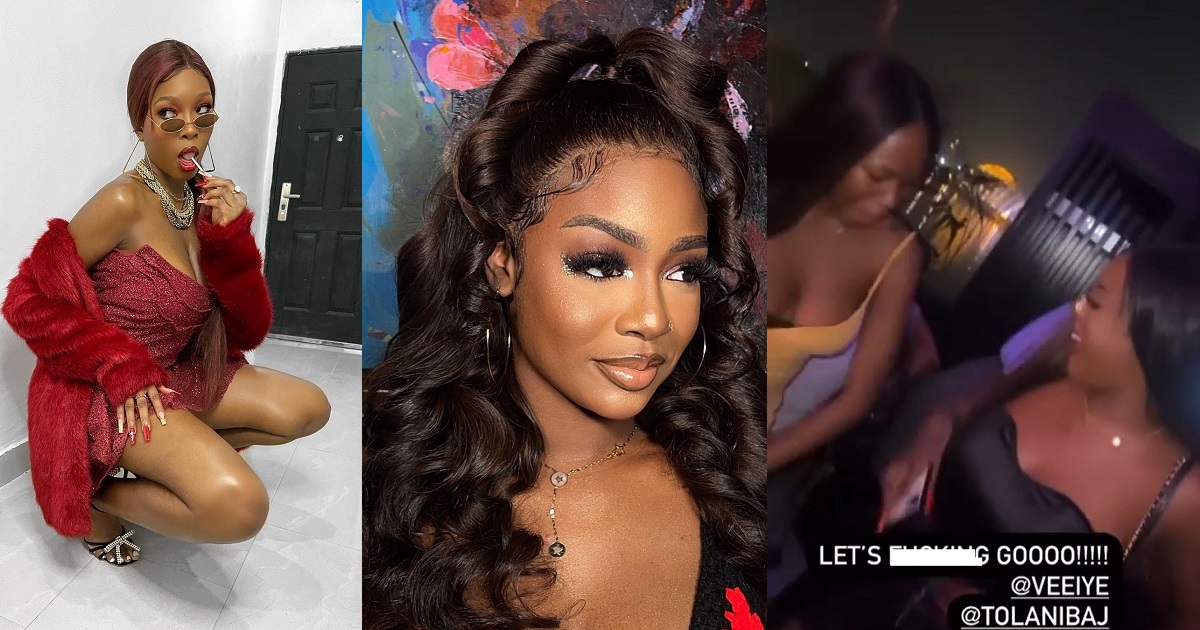 #BBNaija’s Vee reconciles with co-reality show star, Tolanibaj amid breakup rumour with Neo (Video)