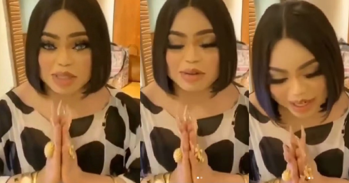 “Edo no be Lagos” – Reactions as Bobrisky tenders public apology after Benin people dragged him for asking their king to come and marry him (video)