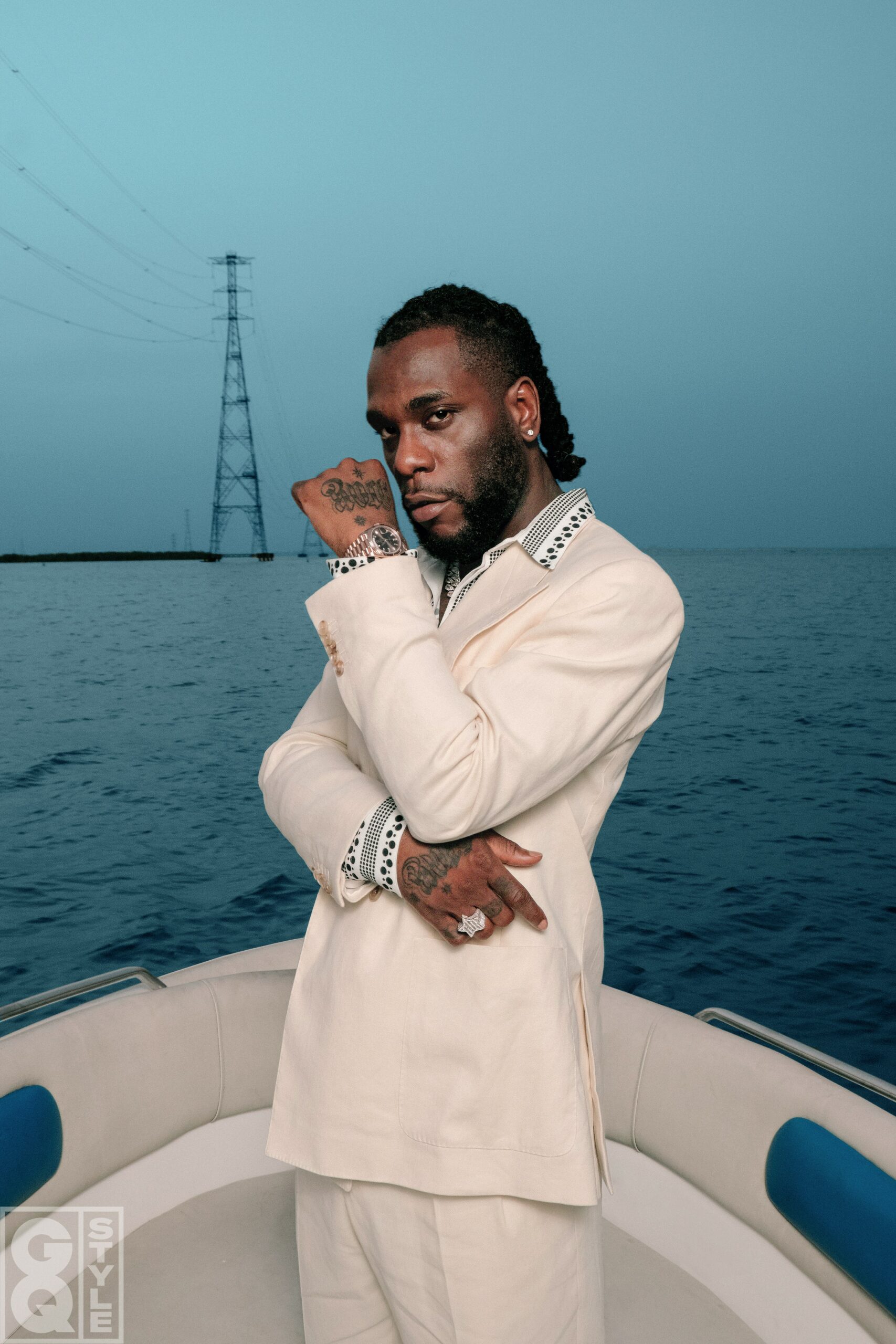 Burna Boy’s police escorts detained for allegedly shooting two men at the a club