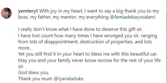 Actor, Femi Adebayo reveals why he bought his employee a car (Video) 4 defeedd