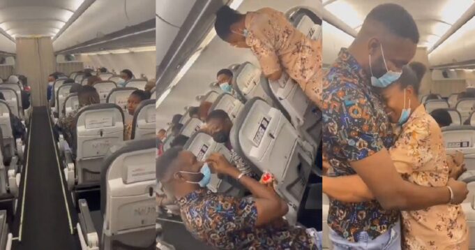 flight Nigerian man proposed