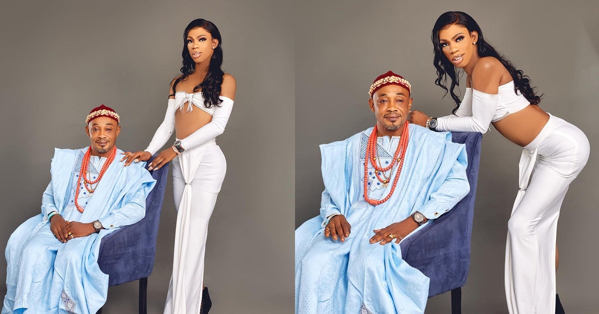“Thanks for giving me the greatest love any parent can give their daughter” – Crossdresser James Brown writes as he celebrates his father on birthday