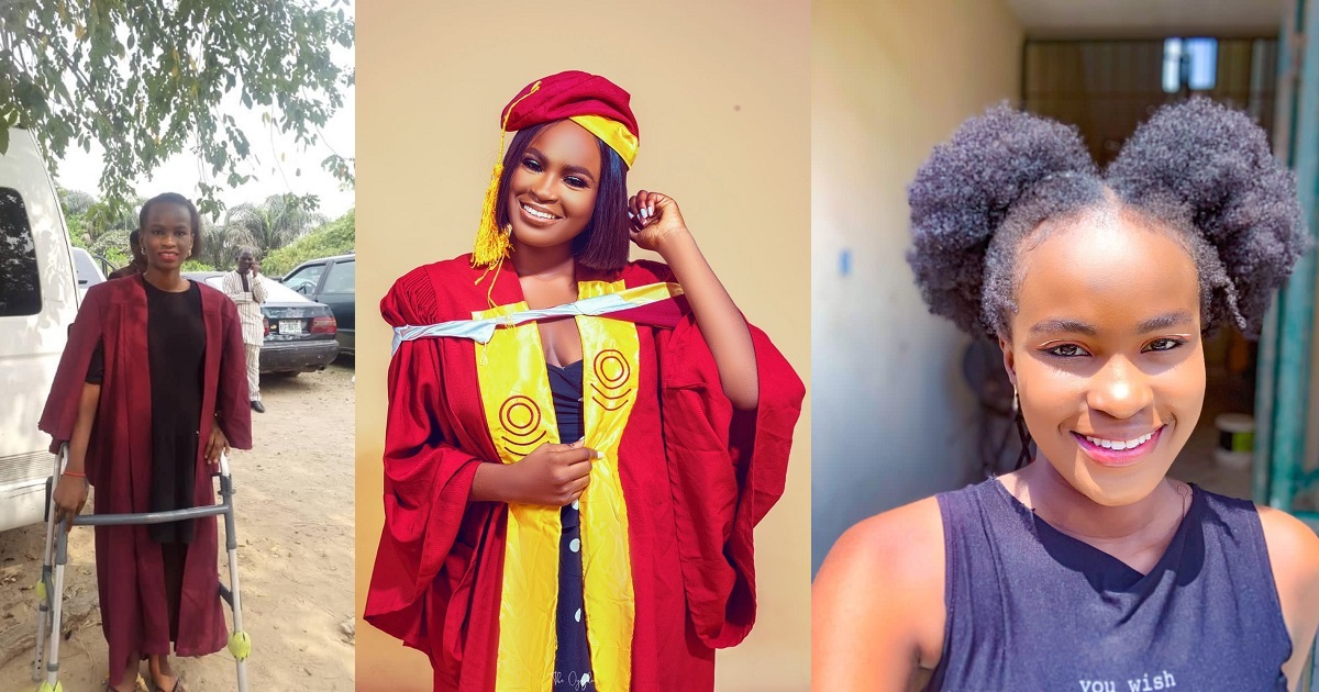 Young Nigerian Lady narrates how she graduated from Unilag with a first-class despite the health challenges she faced