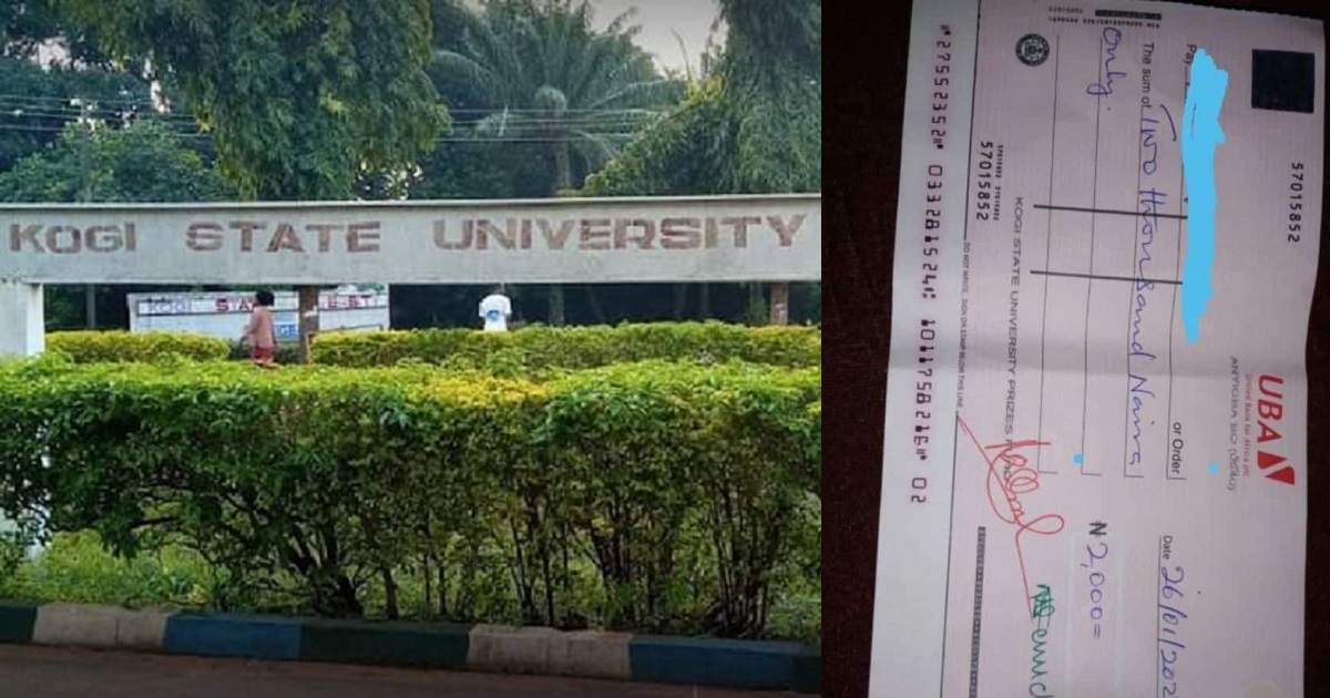 “BBNaija is N100m in 3 months” – Mixed Reactions as Kogi State University reportedly awards N2000 to first-class graduates