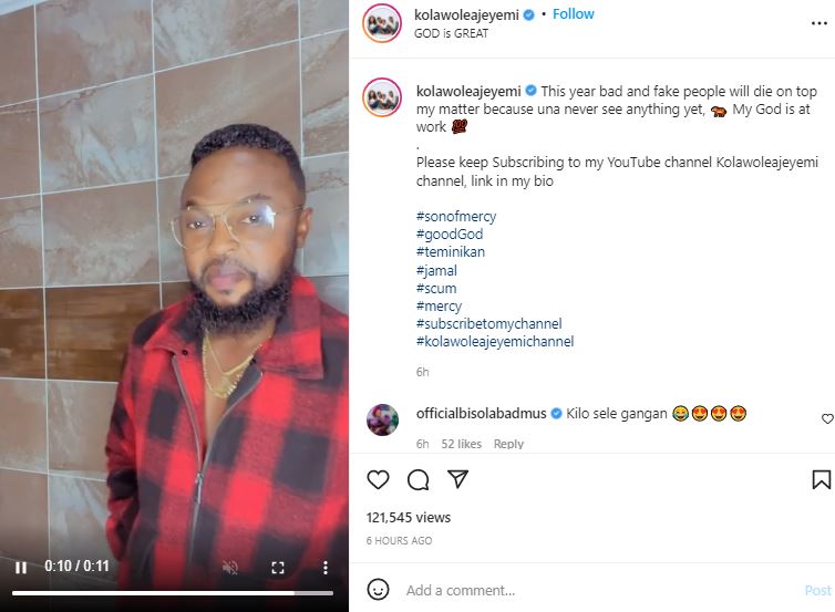 Actor, Kolawole Ajeyemi reacts to claims that his wife, Toyin Abraham, bought him the Lexus SUV (video) 5 kolawole