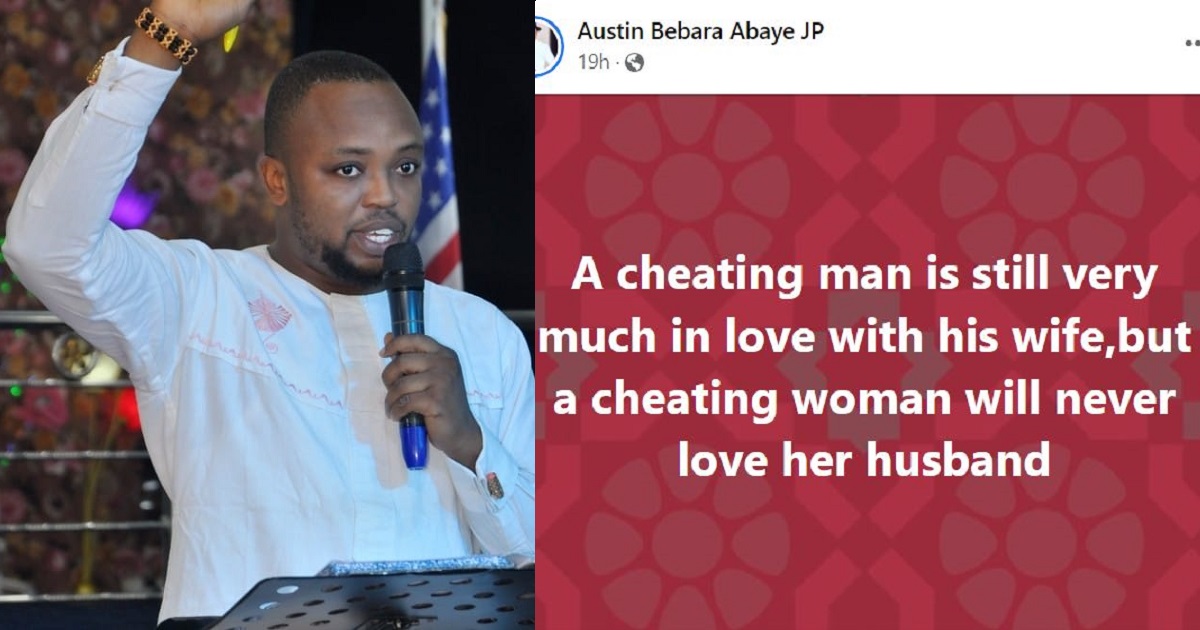 “A cheating man is still very much in love with his wife but a cheating woman will never love her husband” – Man sparks debate