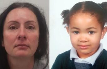 5-year-old girl begged