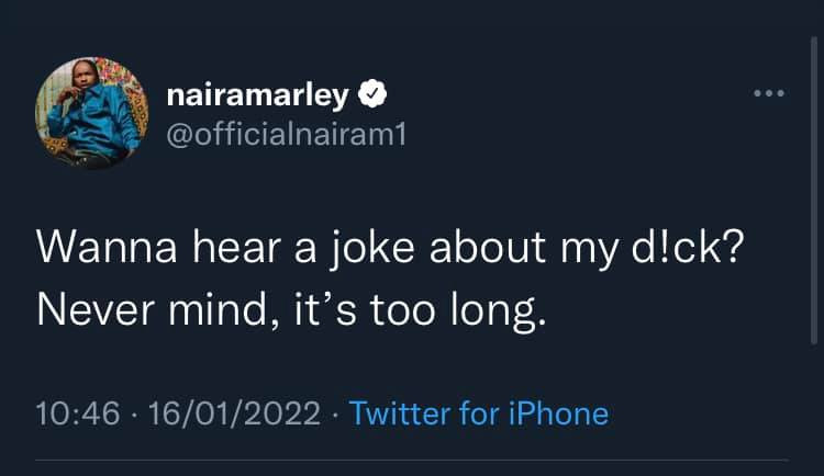 “I have to get used to girls running from it” – Singer, Naira Marley writes on his big D 4 naira marley 3
