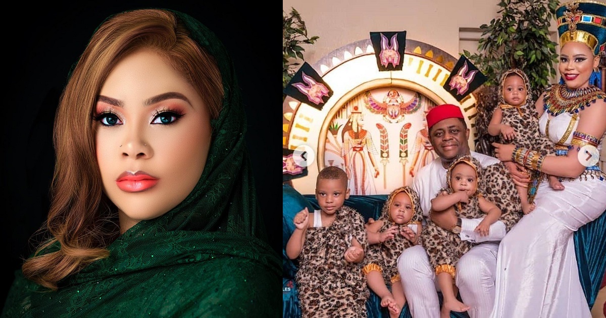 “I helplessly watch you all stagger whilst trying to walk with nannies and strangers at every visit” – FFK’s ex-wife, Precious writes open letter to her sons