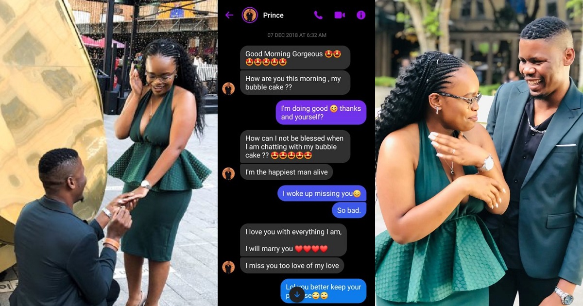"He kept his word" Lady jubilates as boyfriend who promised her