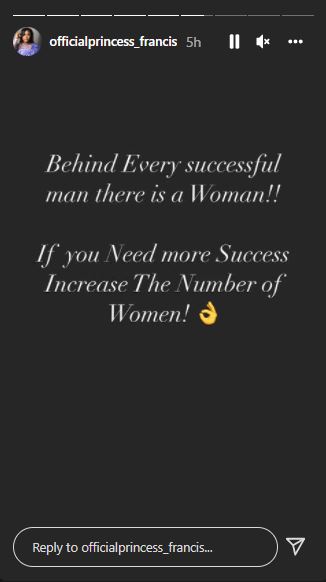 “If you need more success, increase your number of women” – BBNaija star, Princess tells men 4 Princess tells