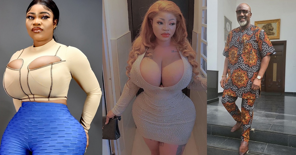 “The man I love so much doesn’t care about me” – Roman Goddess laments as she finally addresses her visit to Dino Melaye (video)