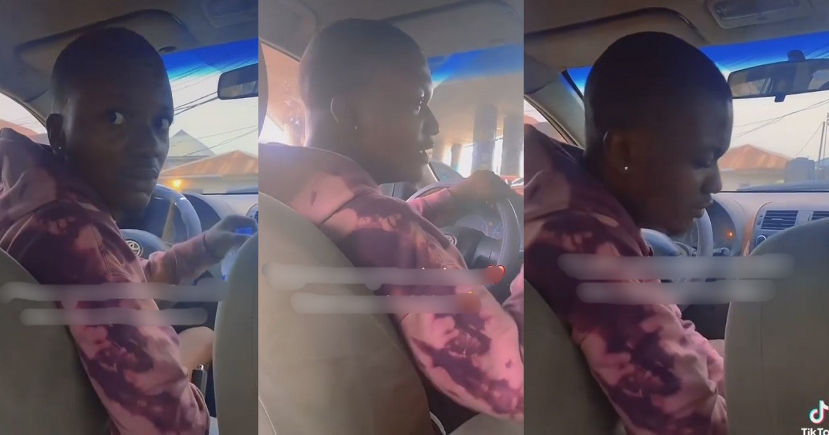“I’m not your driver, I’m your son” – Guy fights his mother for not sitting at the front seat while he drives her (Video)
