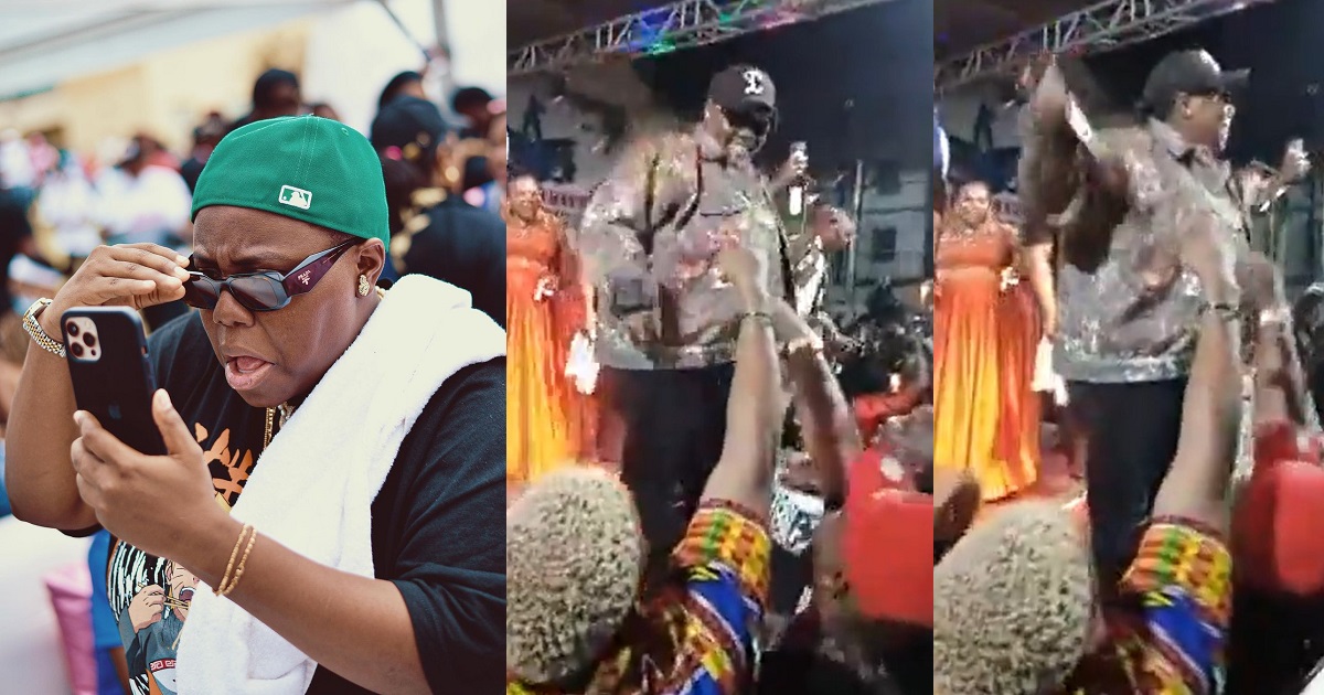 Singer Teni narrowly escapes alleged kidnap attempt during her performance in Rivers State (Video)