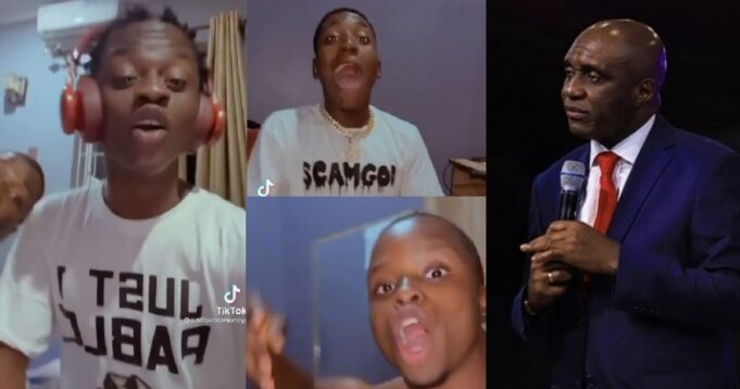 Suspected yahoo boys brag