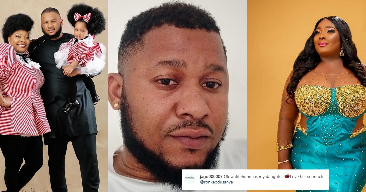 “She is my daughter” – Ronke Odusanya’s baby daddy apologizes for requesting DNA test to ascertain paternity of their daughter (video)
