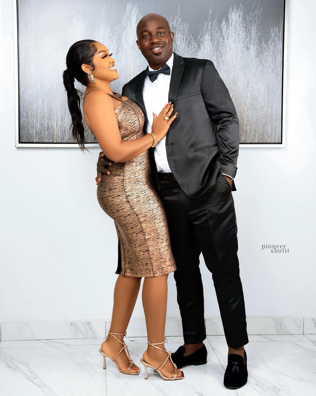 “D’Owner and D’Owned” – Mercy Aigbe writes as she shares new photo of her and husband Kazim Adeoti 3 273760425 651922752819536 1431133958786612248 n